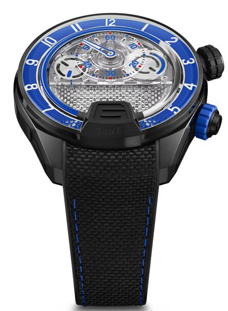 HYT Fake h4-neo-2-blue 512-TD-67-BF-RN watch